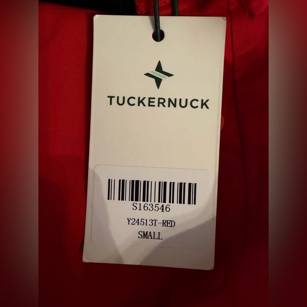 New!! 🌺 TUCKERNUCK Red Mini Delaney Dress S NWT - Picture 10 of 11